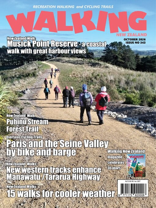 Cover image for Walking New Zealand 